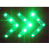 マグネット式LED方向指示灯・400mm×550mm（緑発光）