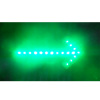 LED矢印マグネットシート・10枚セット280mm×480mm（ターポリン製・3モード調整緑点滅/（速・遅）/緑点灯・ハトメ6箇所）