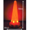 LEDコーン・赤・赤LED点滅/点灯・約1.7kg（PE製/高さ730mm）