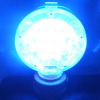 LED警告灯/高輝度LED青（直径195mm・クランプ取付具付属）